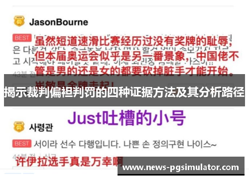 揭示裁判偏袒判罚的四种证据方法及其分析路径